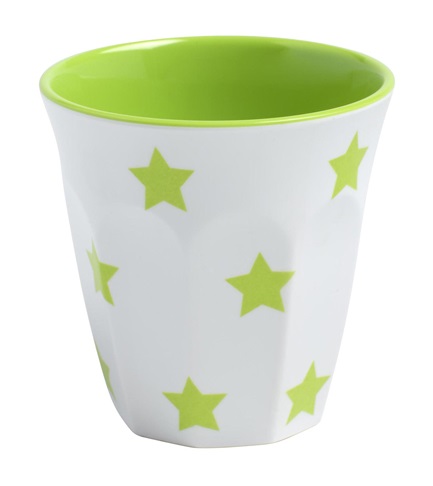 47241_Lime green stars on white espresso cup 300ml