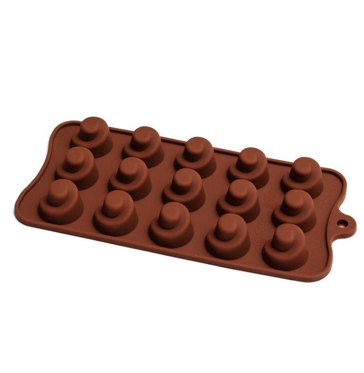 silicone chocolate swirl chocolate mould