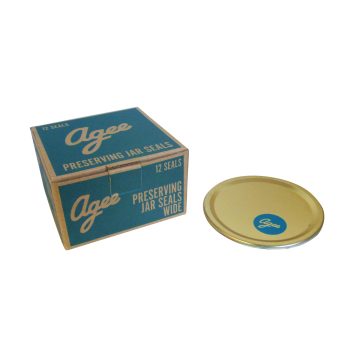 Agee Wide Mouth Preserving Jar Seals 12 Piece