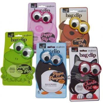 Zeal Googly Eyed Bag Clip