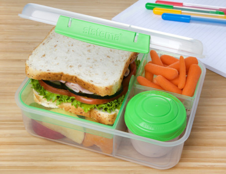 Sistema TO GO Bento Lunch 1.65L (4 Colours) - Chef's Complements