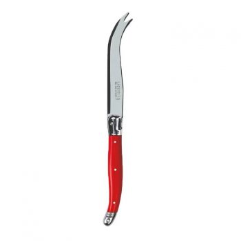 André Verdier Laguiole Debutant Cheese Knife (11 Colours) - Bright Red