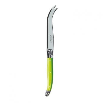 André Verdier Laguiole Debutant Cheese Knife (11 Colours) - Green