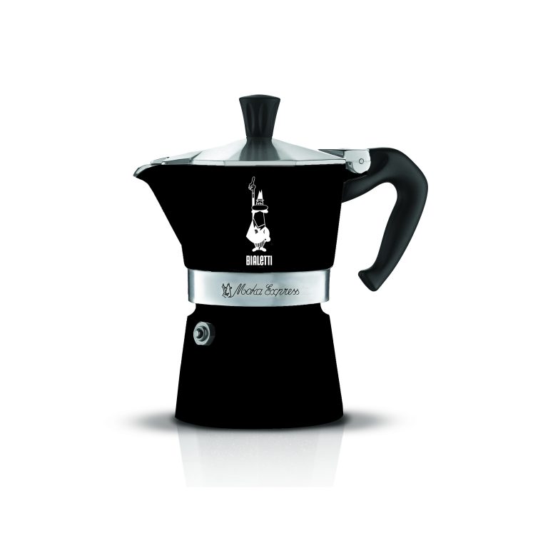 4952 Bialetti Moka Black 3 cup