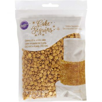 edible gold cake sequins