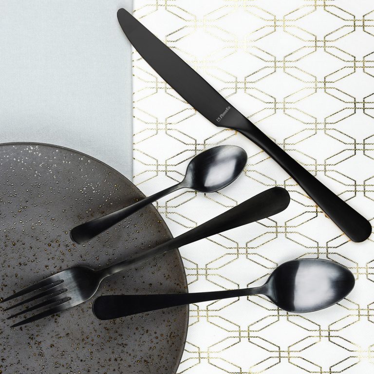 Amefa austin-black cutlery range