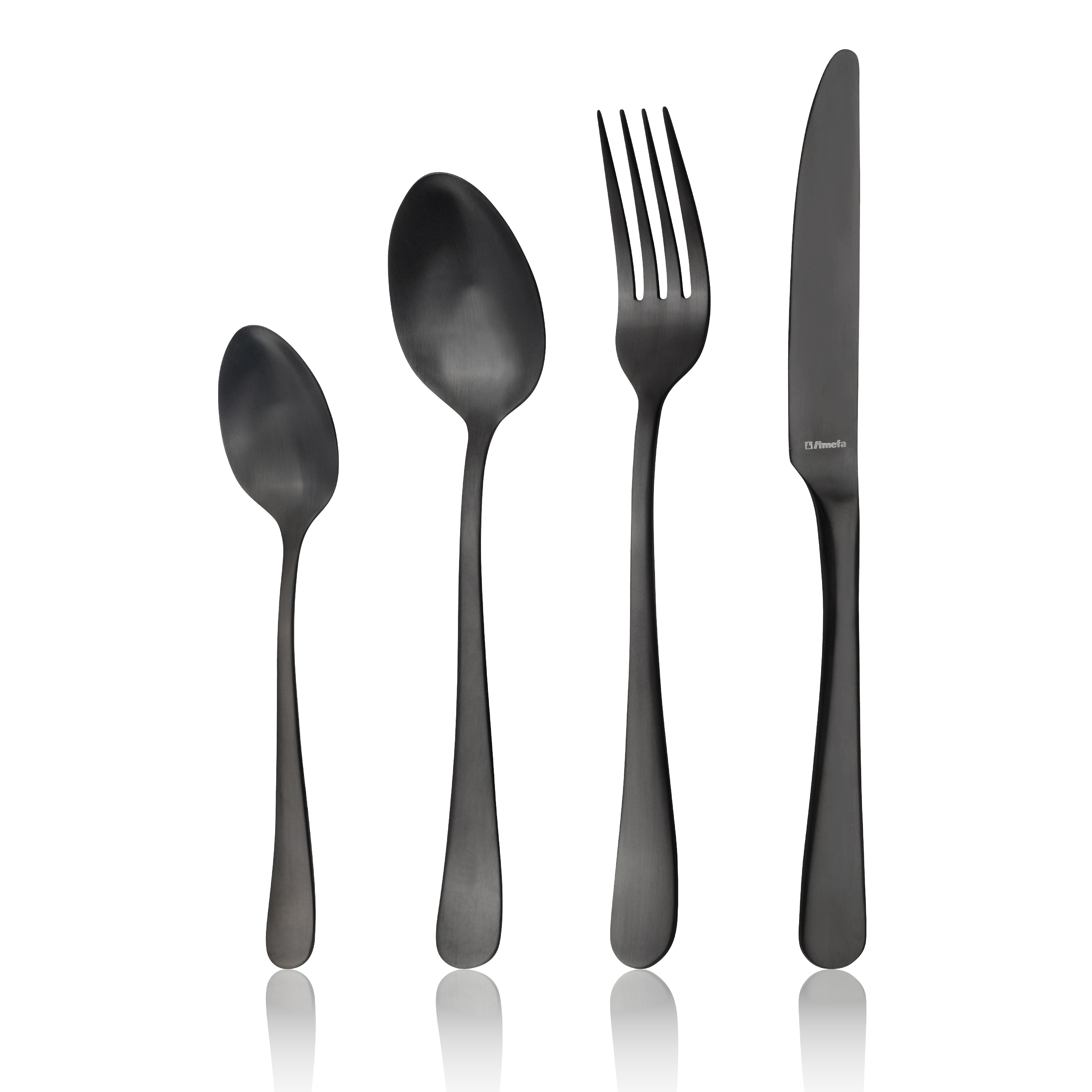 Amefa Austin Black 18 0 Flatware Range 6 Variations Chef S Complements