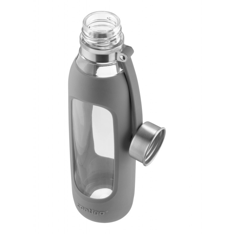 507456 – Purity ‘Glass’ Water Bottle – Smoke 591ml – LS