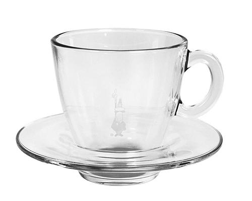 Bialetti Glass Cappuccino Cup Saucer Chef S Complements
