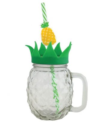 pineapple glass 10159