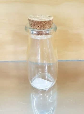 Glass Bottle with Cork Lid 100ml