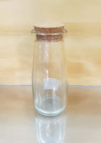 Glass Bottle with Cork Lid 250ml
