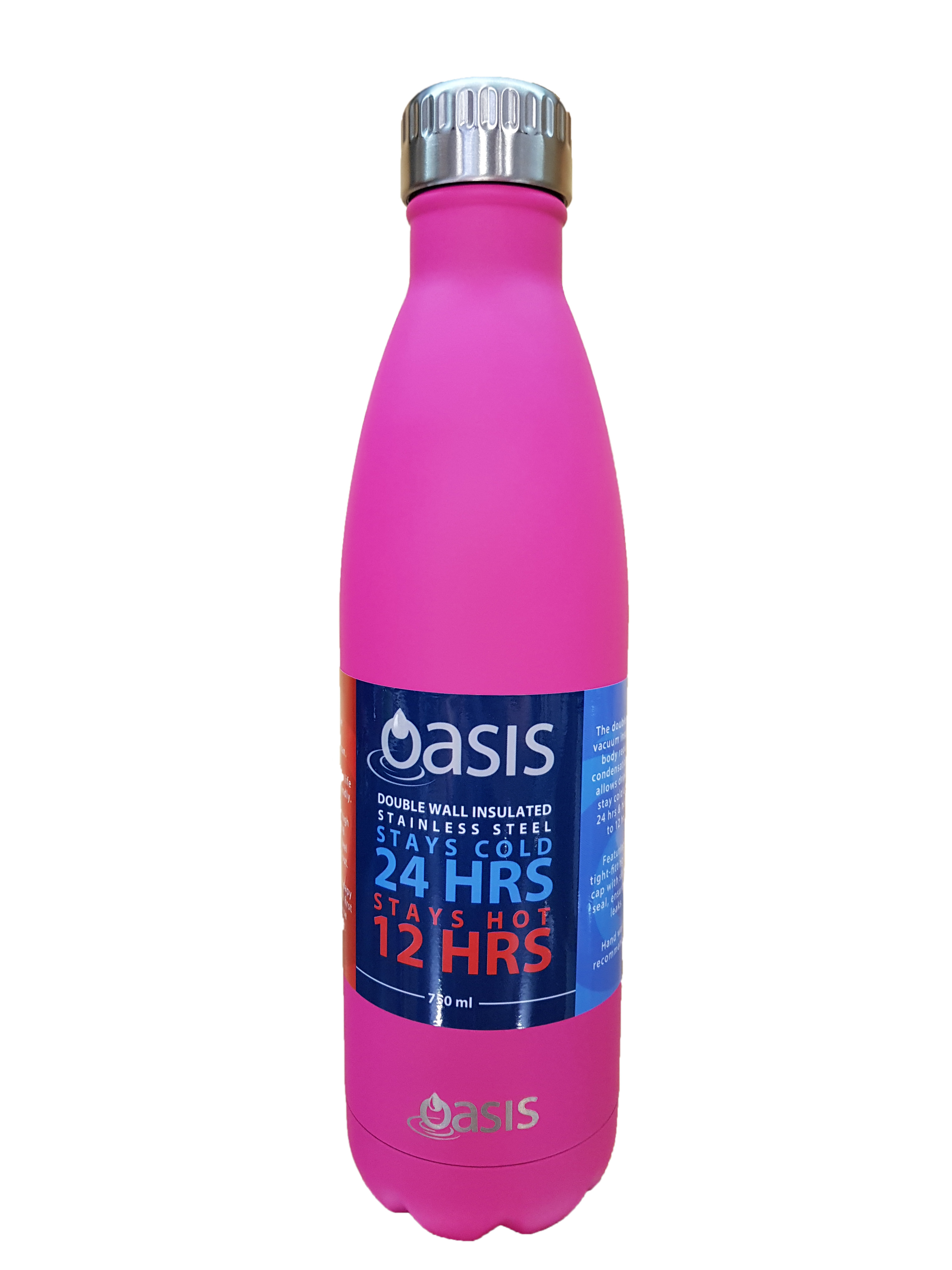 Download Oasis Insulated Stainless Steel Drink Bottle Matte Pink ... Yellowimages Mockups