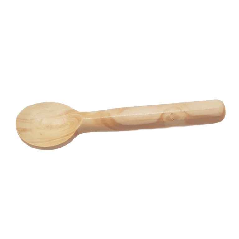 Boxwood salt spoon 7cm