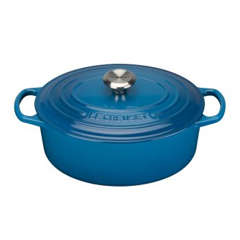 Le Creuset Cast Iron Casserole 29cm Marseille Blue