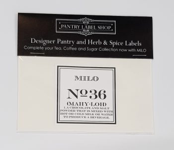 Milo Label Vintage