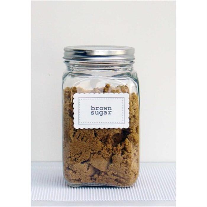 Square Glass Pantry Jar 600ml Chef's Complements