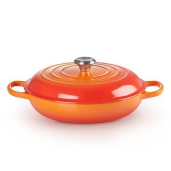 Le Creuset Signature Cast Iron Casserole Shallow 26cm (14 Colours)