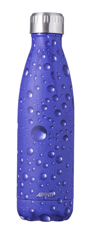 Avanti Insulated S/S Drink Bottle 500ml Bubbles Blue sh/12542