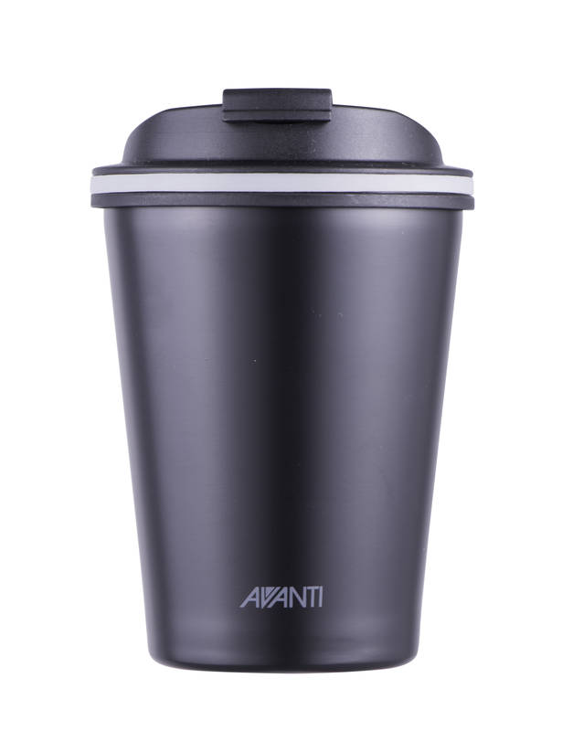 Avanti Double Wall Stainless Steel Go Cup 280ml Black sh/13441