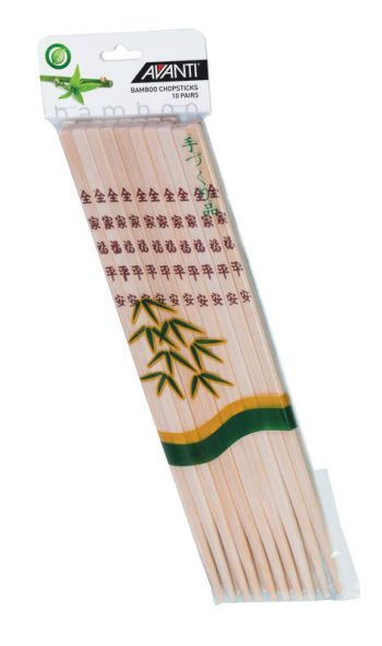 Avanti Bamboo Chopsticks 10 Pairs sh/16698