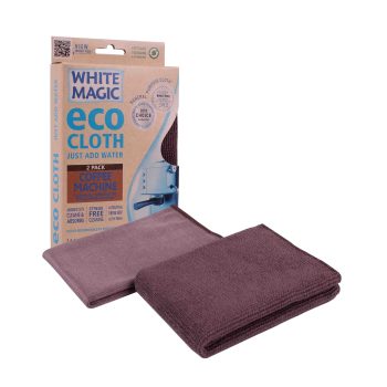 White Magic Microfibre Eco Coffee Cloth 2 Pack