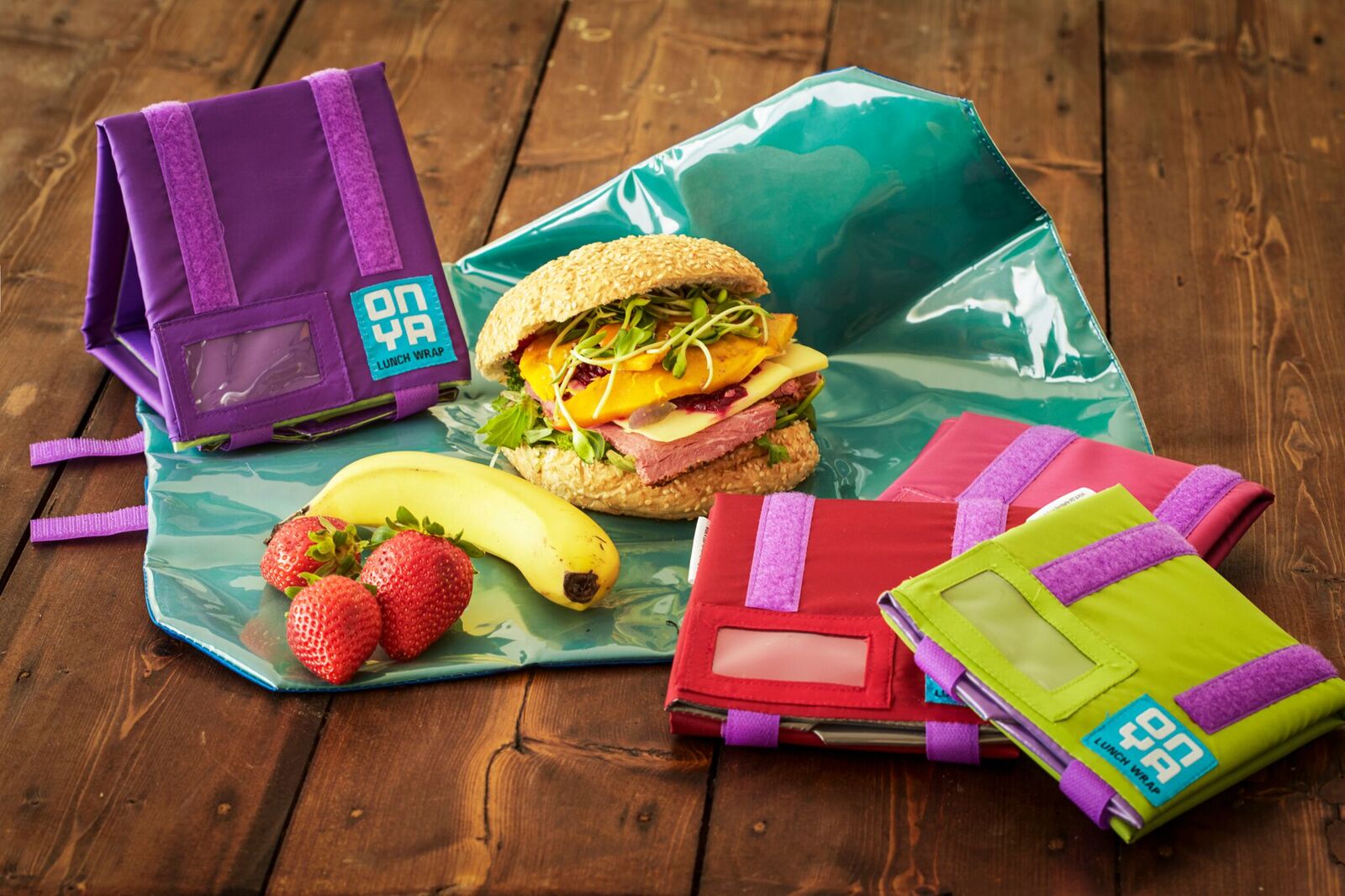 ONYA Reusable Lunch Wraps (5 Colours) Product Image 5