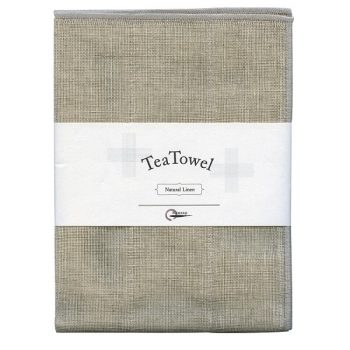 natural linen tea towel
