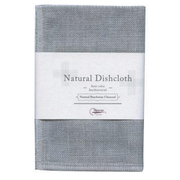 nawrap natural binchotan charcoal dishcloth