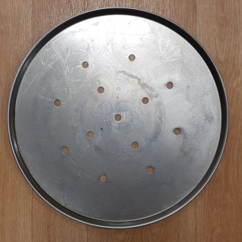 Black Iron Frying Pans with holes 22/pzh