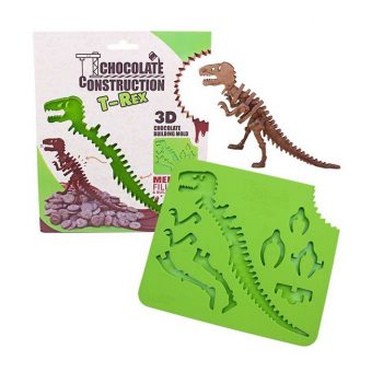 Chocolate Construction 3D T-Rex Mold