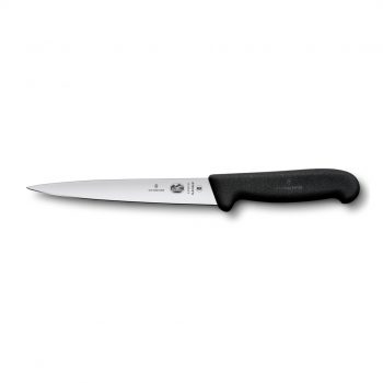 Victorinox Fibrox Flexible Filleting Knife Black 18cm