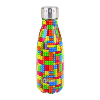 Oasis Insulated Stainless Steel Drink Bottle Bricks 350ml