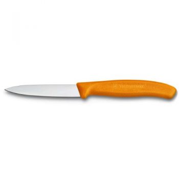 Swiss Classic PARING KNIFE 67606 ORANGE Hdle