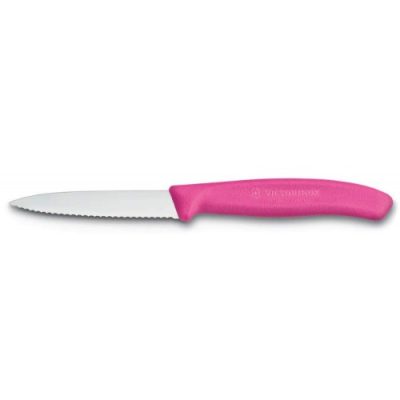 Swiss Classic PARING KNIFE 67636 PINK Hdle SERrated