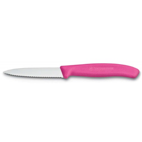 Swiss Classic PARING KNIFE 67636 PINK Hdle SERrated