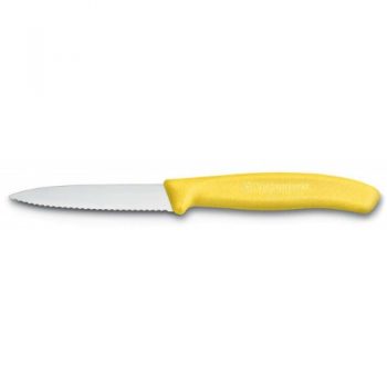 Swiss Classic PARING KNIFE 67636 yellow Hdle SERrated