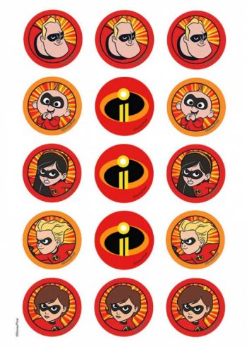 the incredibles cupcake images