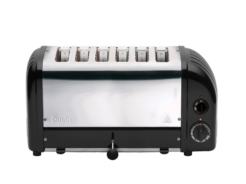 Dualit Classic Black 6 Slice Toaster Chef's Complements