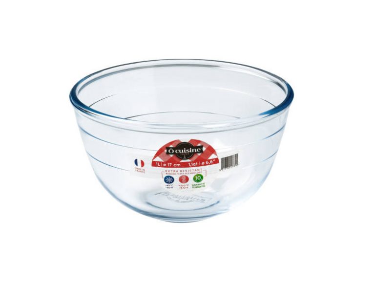 French PYREX Mixing Bowls - made of Borosilicate Glass Cookware