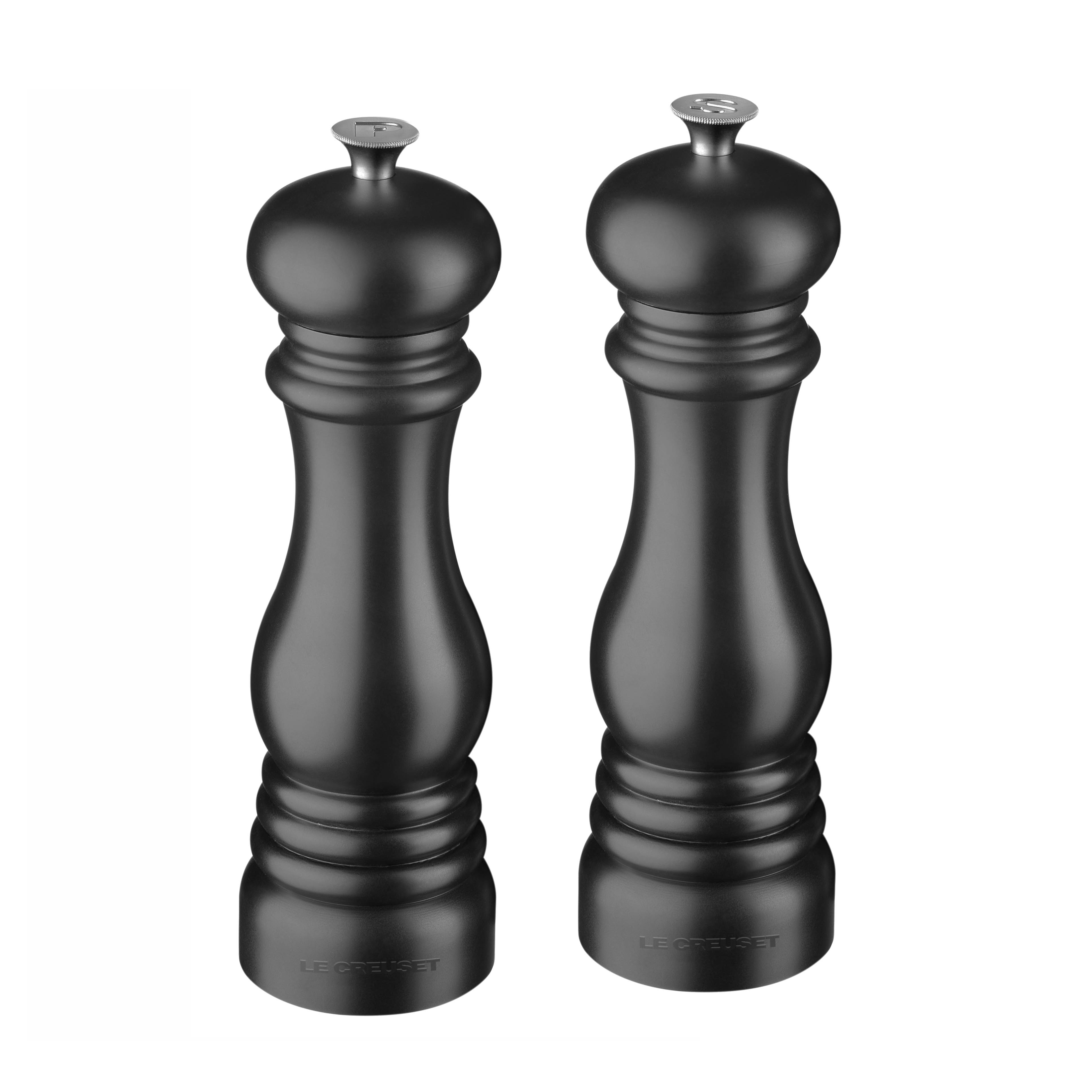 Le Creuset Classic Salt/Pepper Mill 20cm Satin Black Chef's Complements