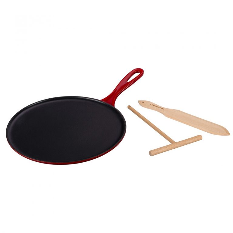 Cast Iron Crepe Pan Cerise