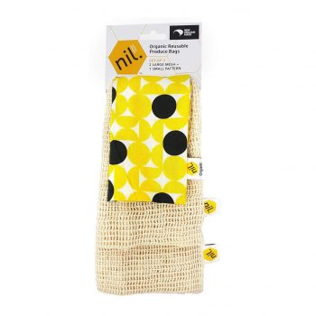 nil Organic Produce Bags 3 Pack Dot