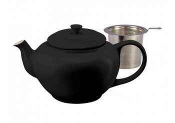 Classic Teapot with Infuser Satin Black