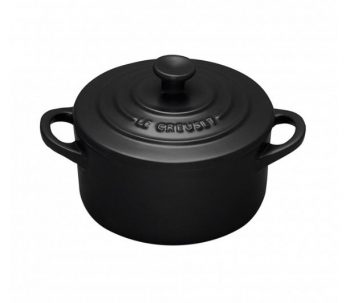 Mini Casserole Satin Black