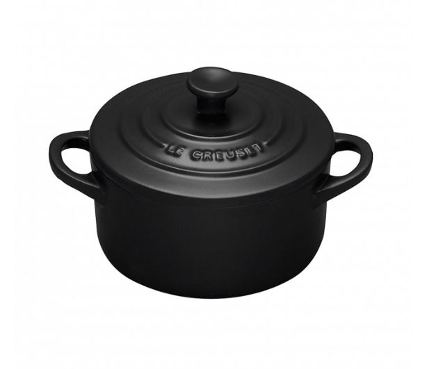 Mini Casserole Satin Black