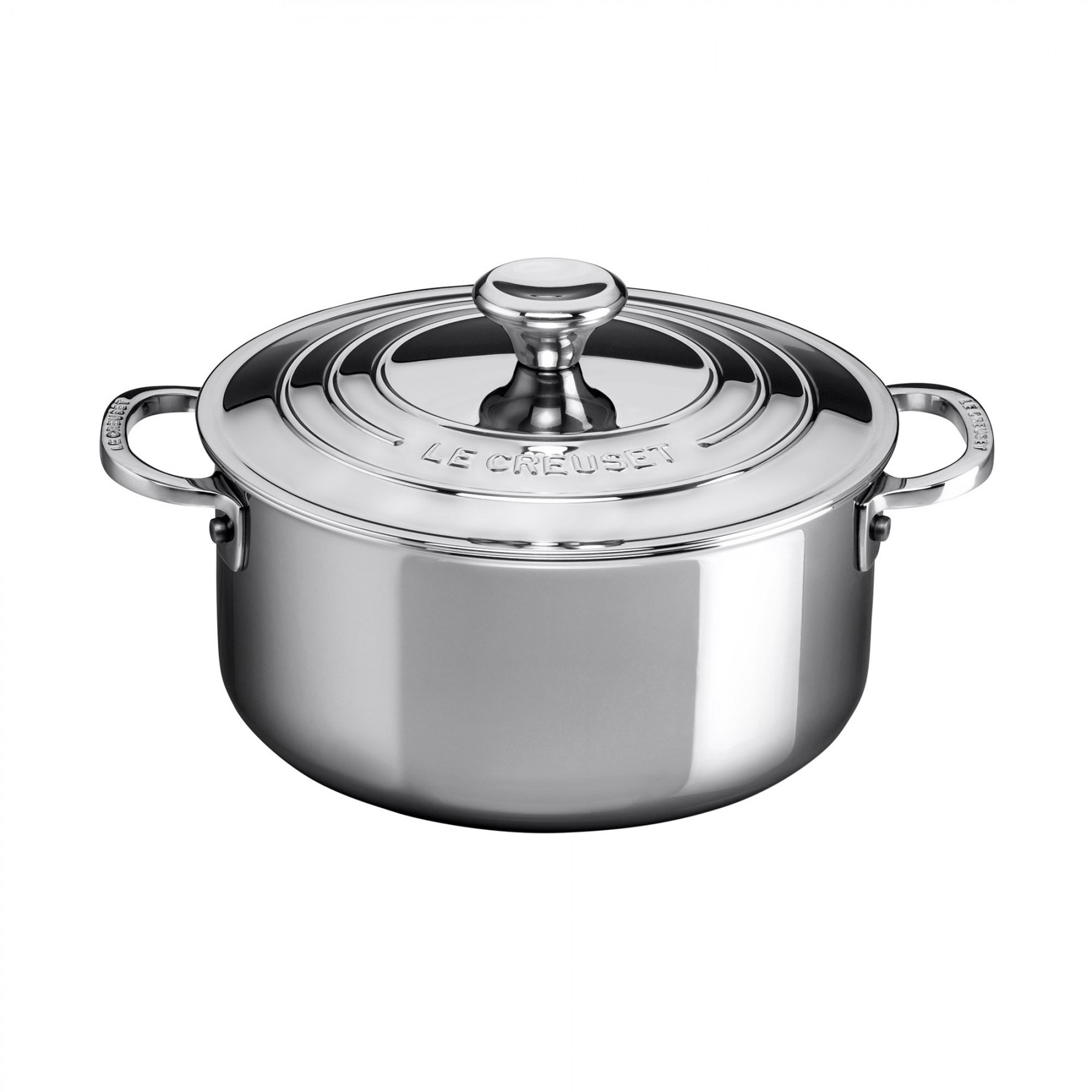 Le Creuset Signature 3Ply Stainless Steel Casserole 20cm / 3L Chef