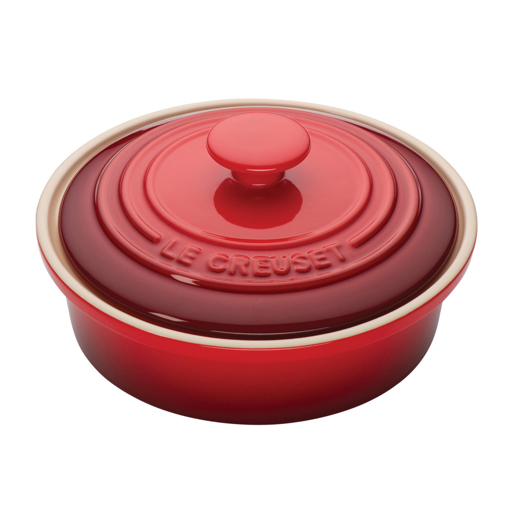 Stoneware Midi Shallow Casserole Cerise