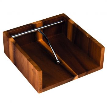 Davis & Waddell Acacia Wood Napkin Holder
