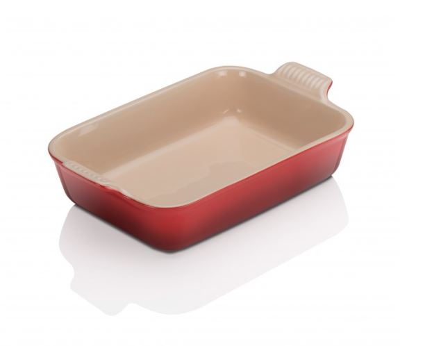 stoneware Rectangle Dish Cerise 26